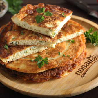 Ленивые хачапури на кефире