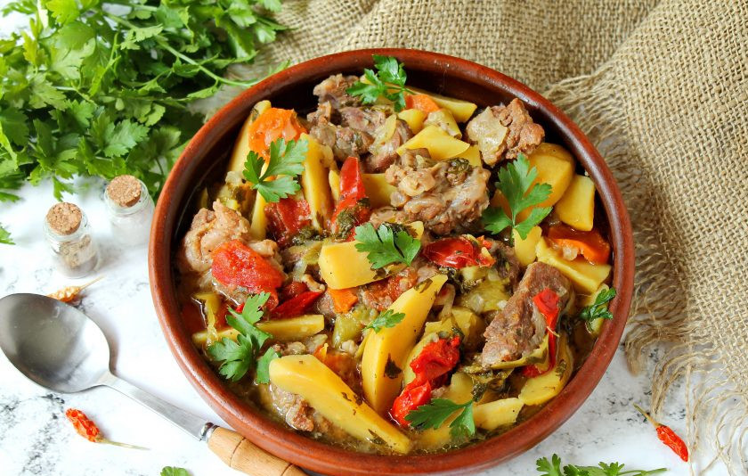 1. Этап. Хашлама из говядины на пиве: Приятного аппетита!