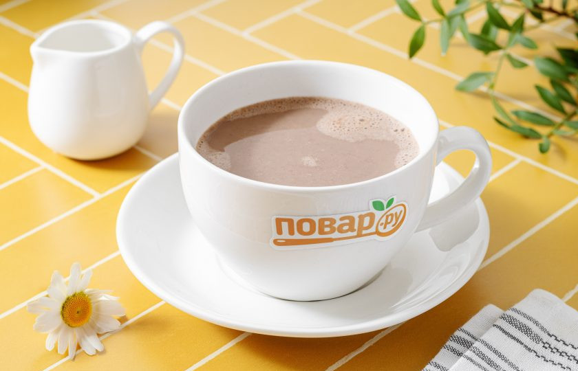 1. Этап. Какао с ромашкой: Какао с ромашкой готово!