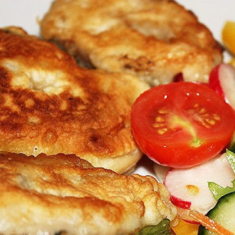 Жареная щука