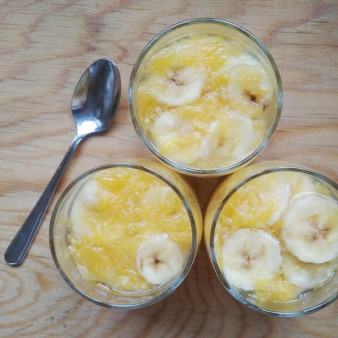 Бананы в желе