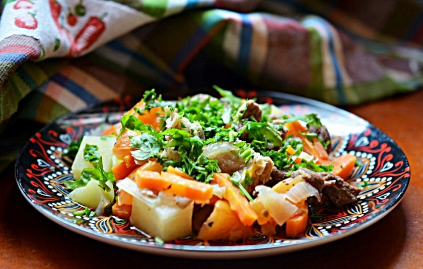 1. Этап. Кавурдок: При подаче посыпьте готовое блюдо зеленью. Приятного аппетита!