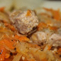 Капуста с мясом в мультиварке