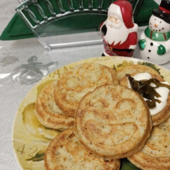 Сырники с морской капустой