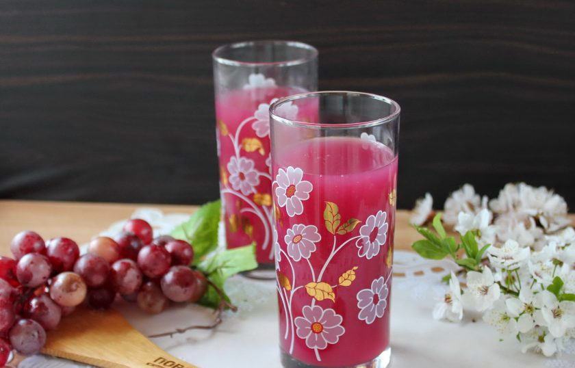 1. Этап. Виноградный кисель: Кисель из винограда готов. Подавайте к столу в теплом или охлажденном виде.