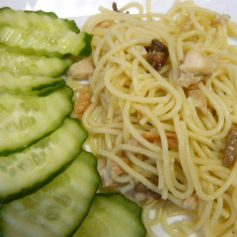 Вермишель с курицей