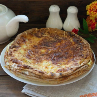 Ачма ленивая из лаваша