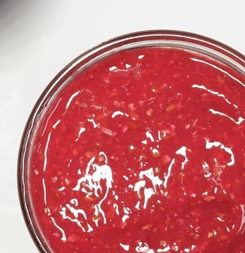 1. Этап. Варенье из малины без сахара: Переложить в баночку, оставить на 10 минут для загустения. Моё 