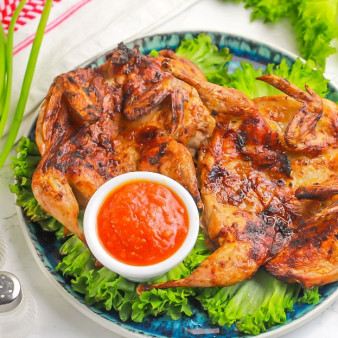 Перепелки в аэрогриле