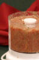 1. Этап. Свежий соус сальса: Измельчите ингредиенты до массы, как на картинке.