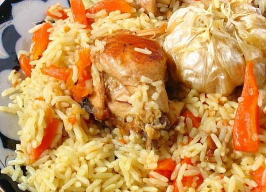 1. Этап. Плов из окорочков: 11. Вот и все - 45 минут на слабом огне, и наш плов из окорочков в домашних условиях готов! Подавайте к столу горячим, вместе с овощными салатами или солениями.