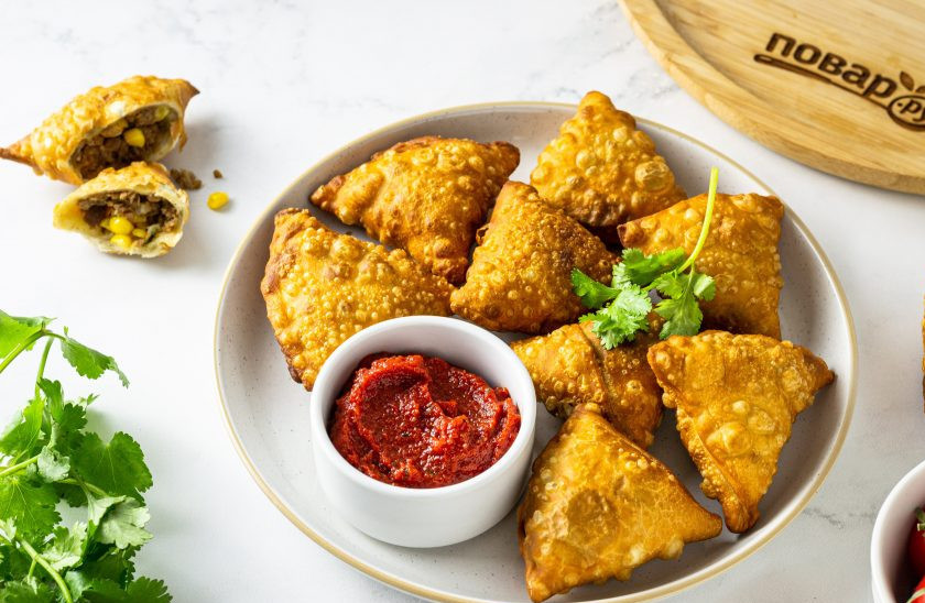 1. Этап. Индийские самосы: Индийские самосы готовы, приятного вам аппетита!