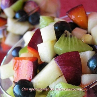 Фруктовый салат с дыней