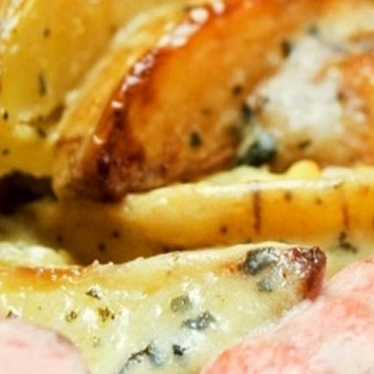 Рыба по-французски с картошкой