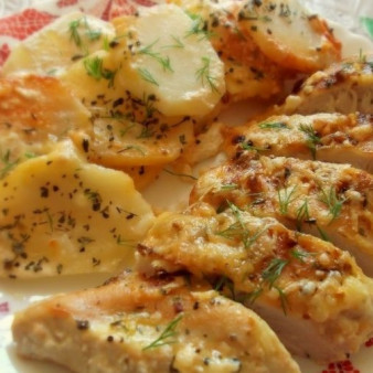 Курица в йогуртовом соусе