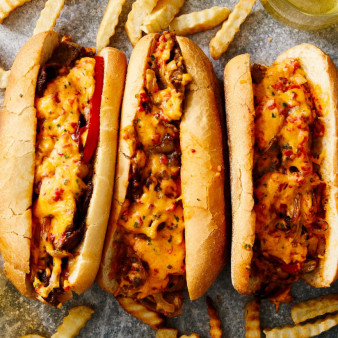 Pimento Cheesesteaks