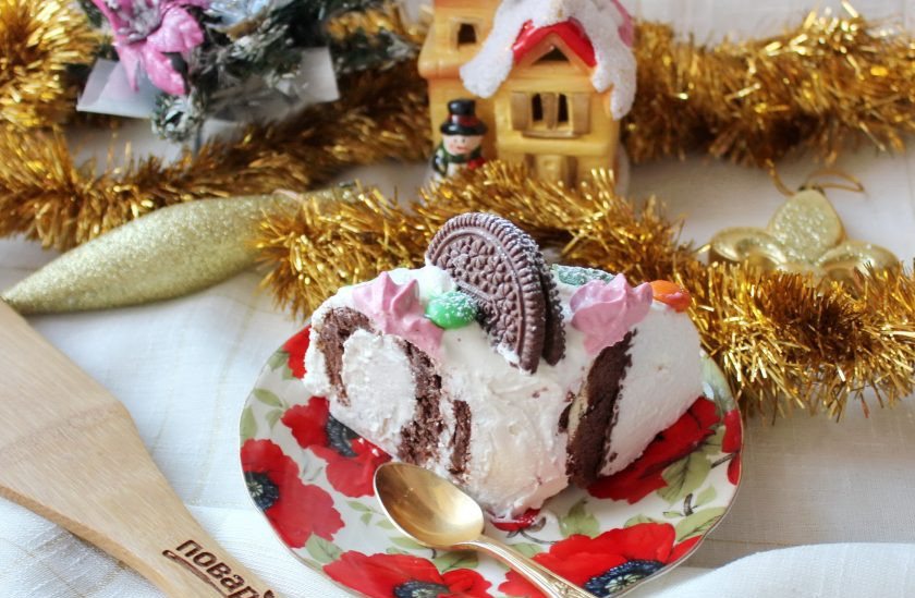 1. Этап. Десерт Новогодний венок: Подайте десерт на праздничный стол! Приятного чаепития!