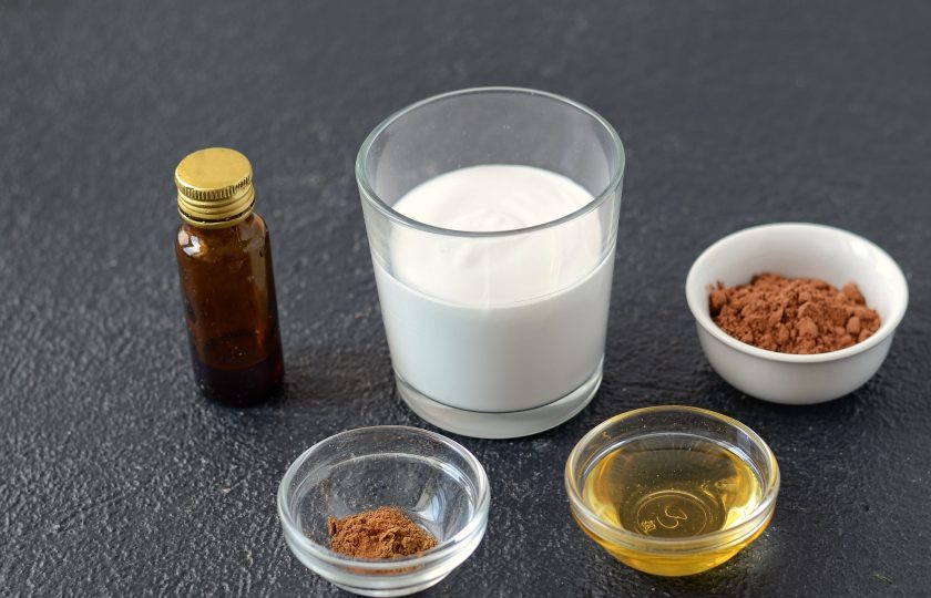 1. Этап. Какао на кокосовом молоке: Подготовьте все ингредиенты.