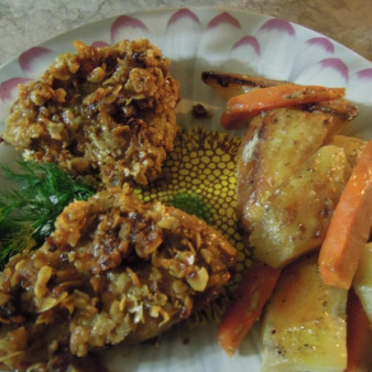 Острые крылышки в панировке