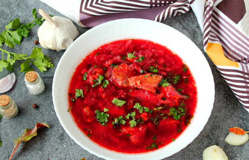 1. Этап. Борщ на квасе: Приятного аппетита!