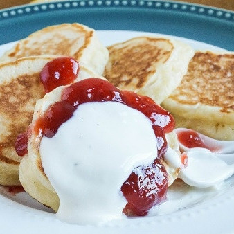 Оладьи дрожжевые на кефире