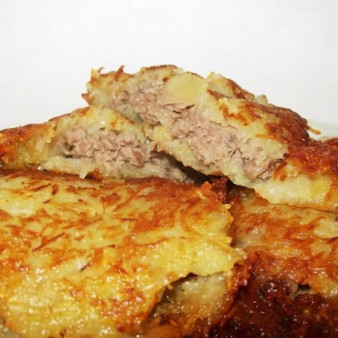 Драники с фаршем