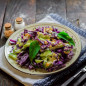 Салат с красной капустой и кукурузой