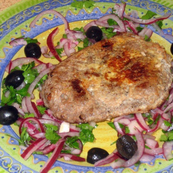 Отбивные из говядины на сковороде