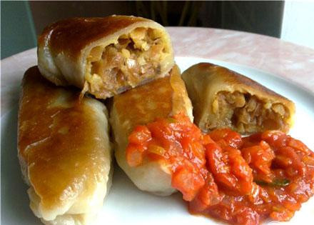 1. Этап. Вареники-Крученики постные: 5. Вареники-крученики готовы. Приятного аппетита!