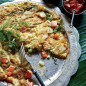 Lao Omelet with Dill, Scallion, and Thai Chile
