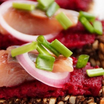 Селедка под шубой фуршетная