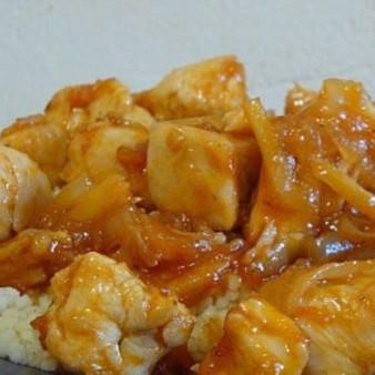 Курица в имбирном соусе