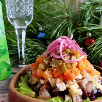 Салат Кутузов с индейкой