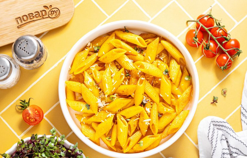 1. Этап. Макароны с куркумой: Макароны с куркумой готовы, приятного вам аппетита!