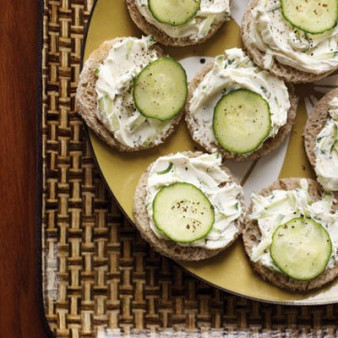 Cucumber-Rye Tea Sandwiches
