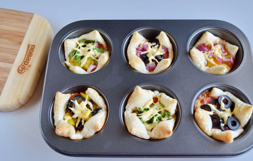 1. Этап. Закуска Пицца в стаканчиках: Пицца в стаканчиках готова! Угощайтесь!