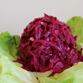 Свекла с чесноком