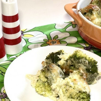 Запеканка с брокколи и творогом