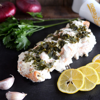 Горбуша в микроволновке