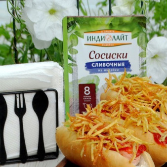 Хот-дог-гриль с картофелем пай