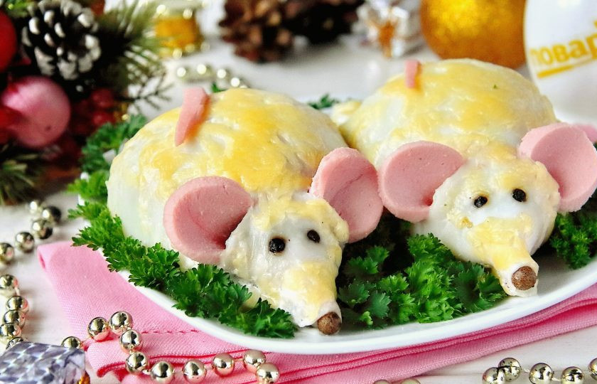 1. Этап. Фаршированные кальмары Мышки: Фаршированные кальмары 