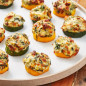 Spinach Artichoke Zucchini Bites