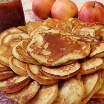 Оладьи на снежке