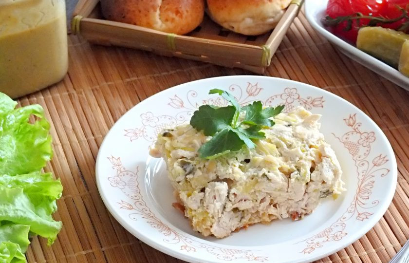 1. Этап. Запеканка из кабачков с курицей в мультиварке: Приятного аппетита!