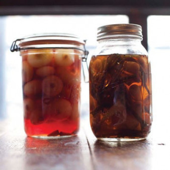 Spring Vegetables with Pickled Onions