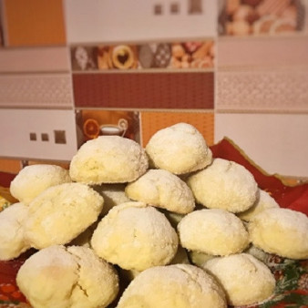 Лимонное печенье Снежное