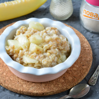 Овсяная каша с дыней