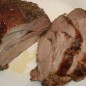 Mustard baked pork