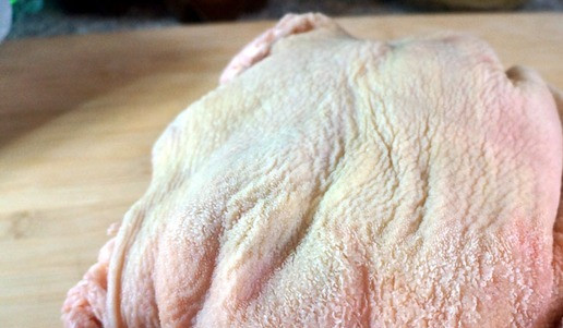 1. Этап. Фляки господарские: И вот такой, уже очищенный, рубец.