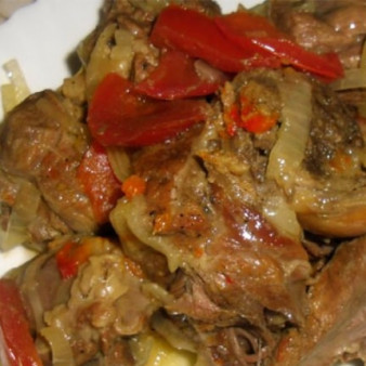 Хашлама из баранины с картофелем